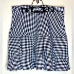 NWT BB Dakota Steve Madden Plaid Mini Tennis Skirt Size 8 Medium Preppy Trendy